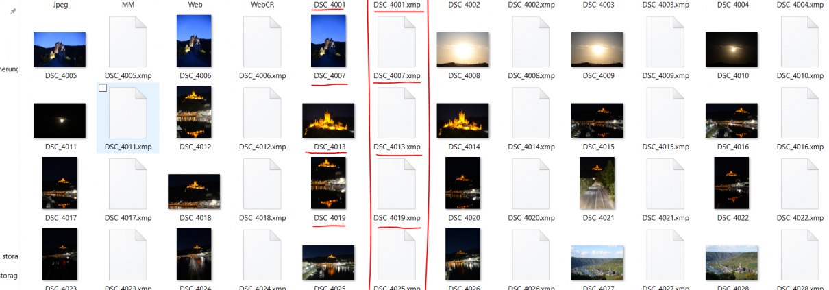 xmp dateien in lightroom importieren