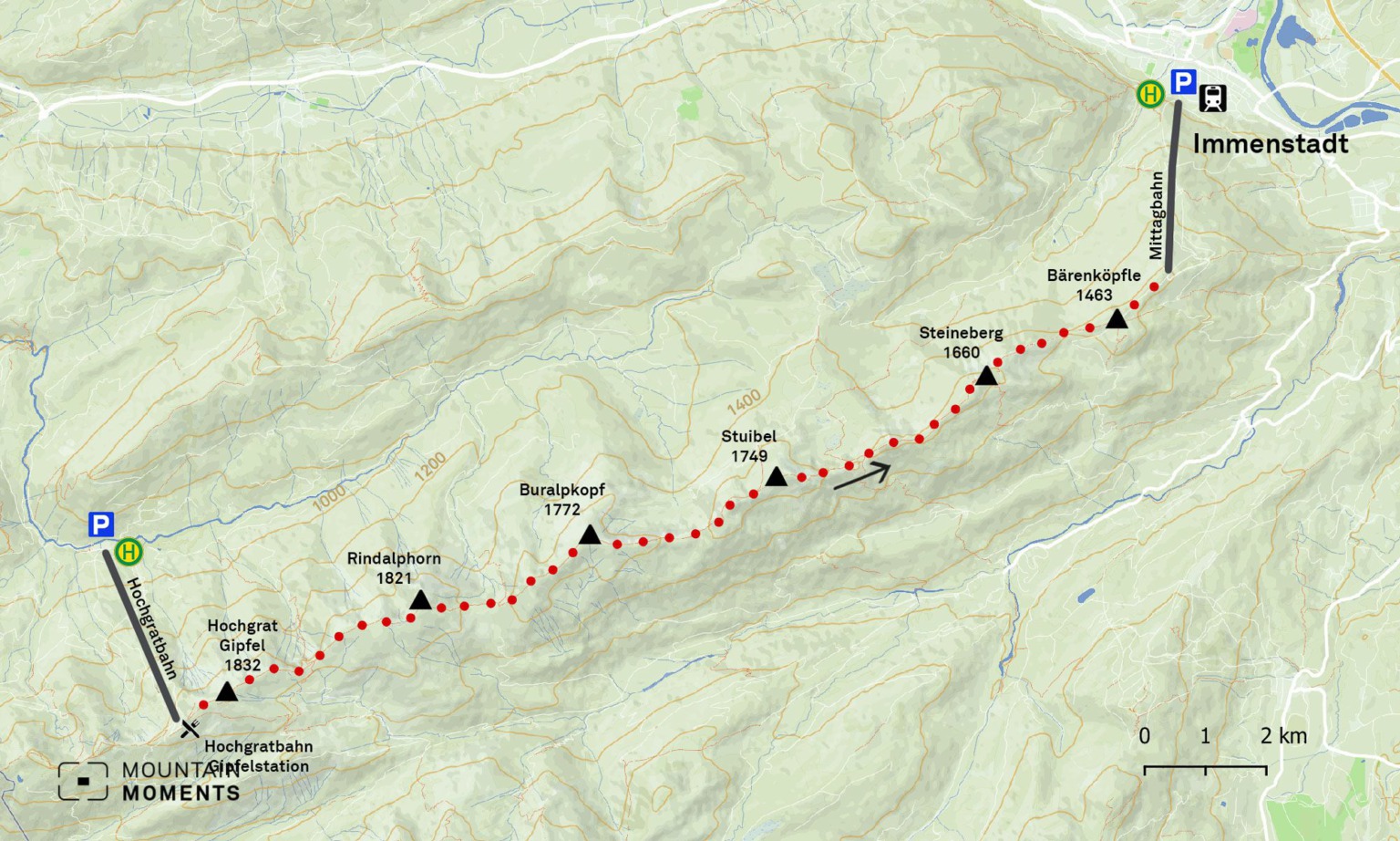 Panorama-Wanderung Hochgrat: Gratwanderung Entlang Der Aussichtsreichen ...