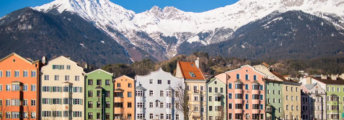 innsbruck, altstadt, bunte Häuser