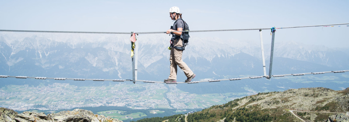Glungezer Klettersteig Brücke